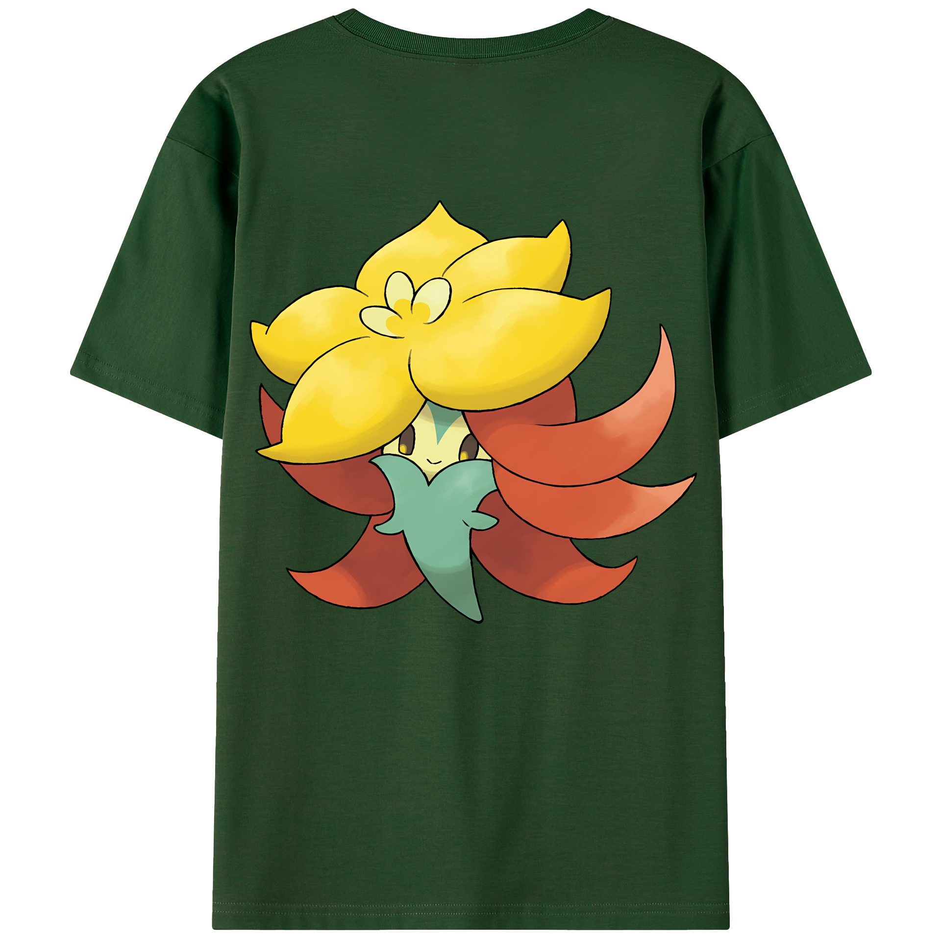 （画像用） ポケットモンスター Pokémon 綿100％半袖Tシャツ（背面プリント）